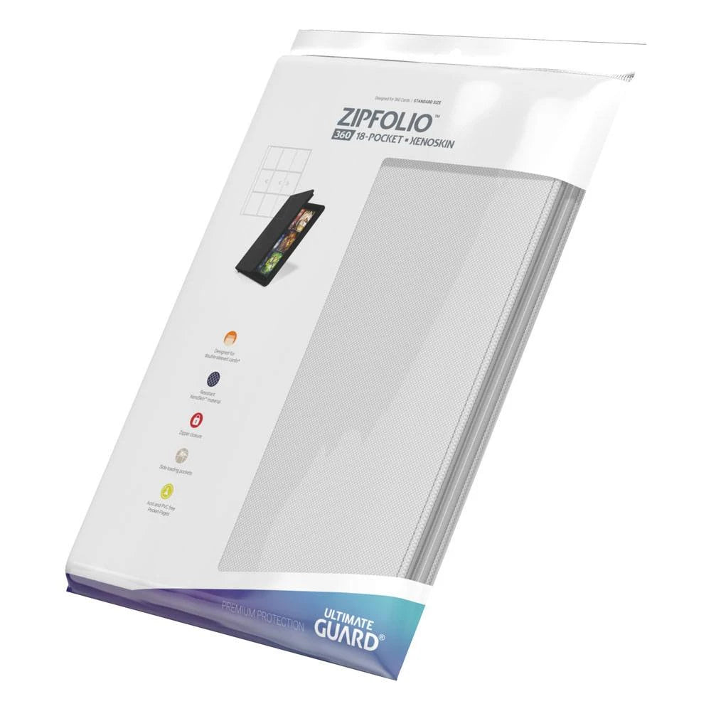 Ultimate Guard Zipfolio 360 18-Pocket Xenoskin Wit