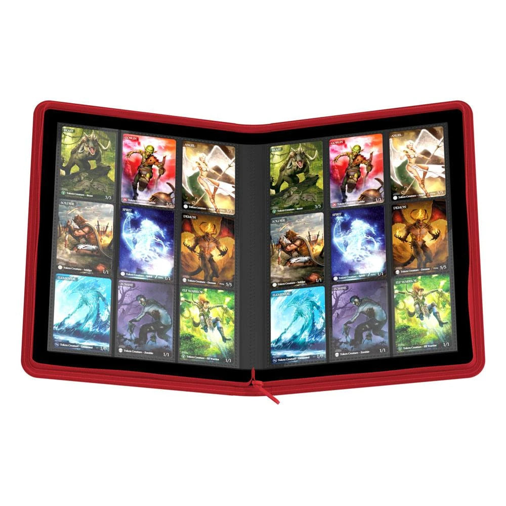 Ultimate Guard Zipfolio 360 18-Pocket Xenoskin Rood
