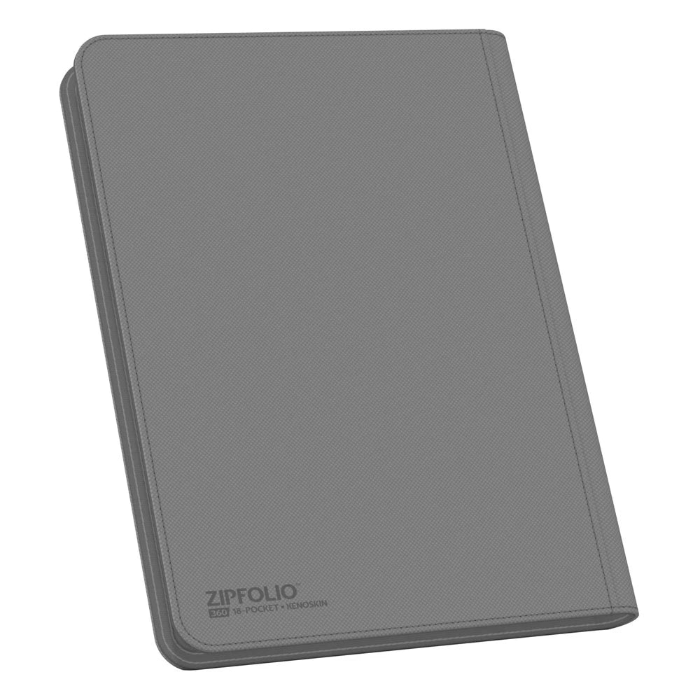 Ultimate Guard Zipfolio 360 18-Pocket Xenoskin Gray