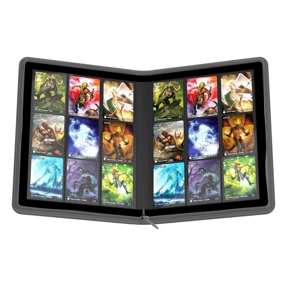 Ultimate Guard Zipfolio 360 18-Pocket Xenoskin Gray